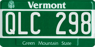 VT license plate QLC298
