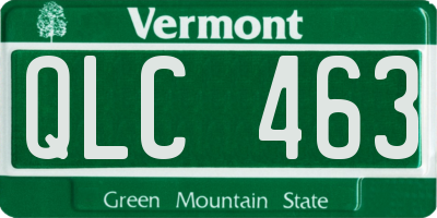 VT license plate QLC463