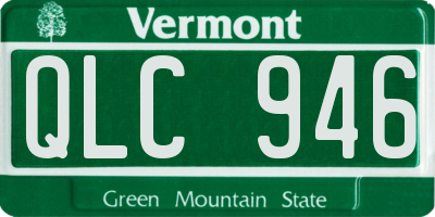 VT license plate QLC946