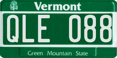 VT license plate QLE088