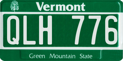 VT license plate QLH776