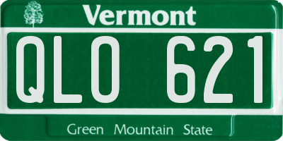 VT license plate QLO621