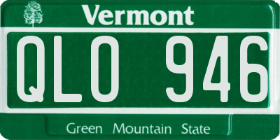 VT license plate QLO946