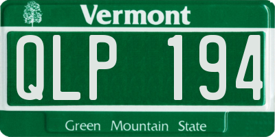 VT license plate QLP194