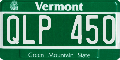 VT license plate QLP450