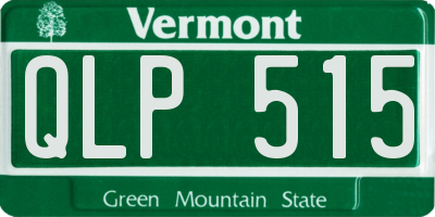 VT license plate QLP515