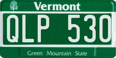 VT license plate QLP530