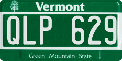 VT license plate QLP629