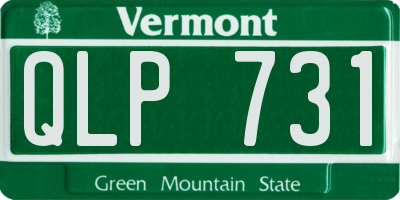 VT license plate QLP731