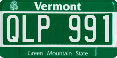 VT license plate QLP991