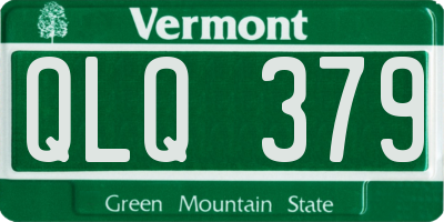 VT license plate QLQ379