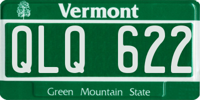 VT license plate QLQ622