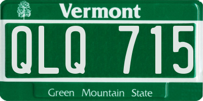 VT license plate QLQ715