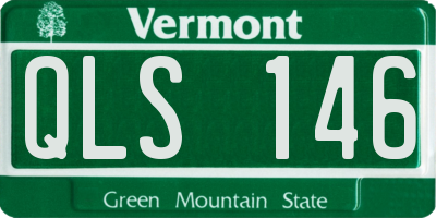 VT license plate QLS146