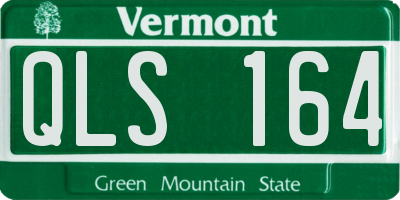 VT license plate QLS164