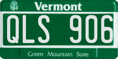 VT license plate QLS906