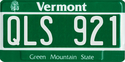 VT license plate QLS921