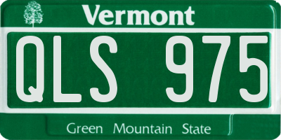 VT license plate QLS975
