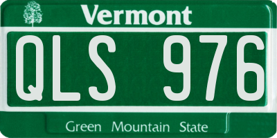 VT license plate QLS976