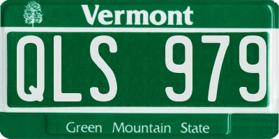 VT license plate QLS979