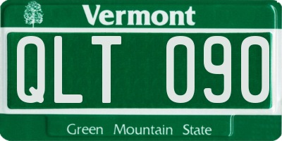 VT license plate QLT090