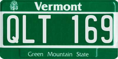 VT license plate QLT169