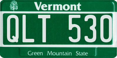 VT license plate QLT530