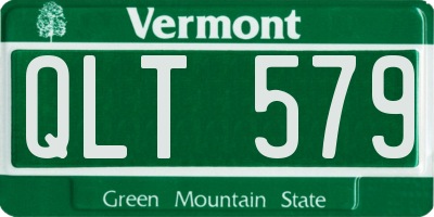 VT license plate QLT579