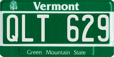 VT license plate QLT629