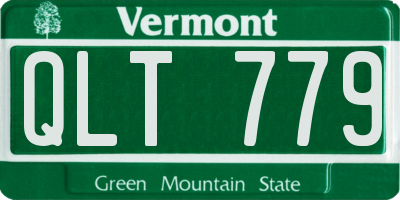VT license plate QLT779