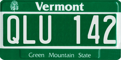 VT license plate QLU142