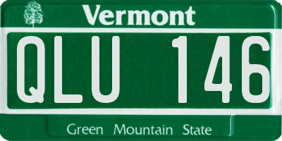 VT license plate QLU146