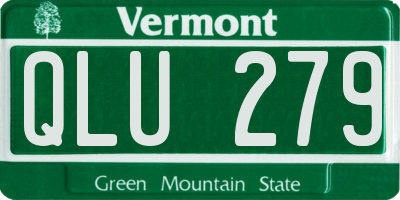 VT license plate QLU279