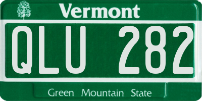 VT license plate QLU282