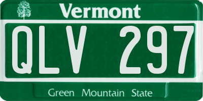 VT license plate QLV297