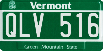 VT license plate QLV516