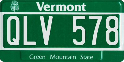 VT license plate QLV578