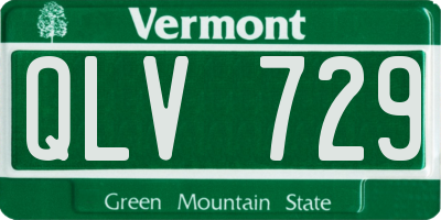 VT license plate QLV729