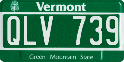 VT license plate QLV739