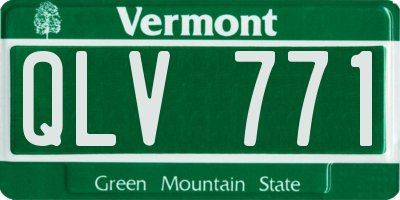 VT license plate QLV771