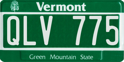 VT license plate QLV775