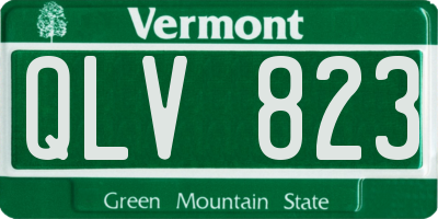 VT license plate QLV823