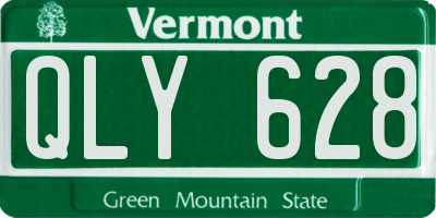 VT license plate QLY628