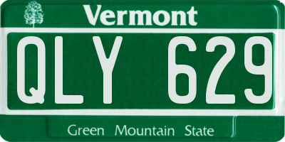 VT license plate QLY629
