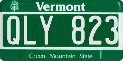 VT license plate QLY823