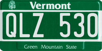 VT license plate QLZ530