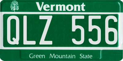 VT license plate QLZ556