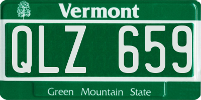 VT license plate QLZ659