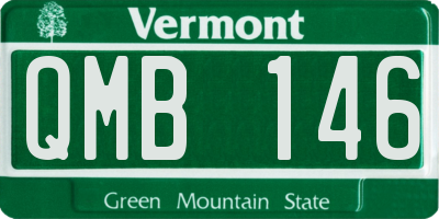 VT license plate QMB146
