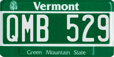 VT license plate QMB529